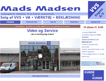 Tablet Screenshot of mmvvs.dk